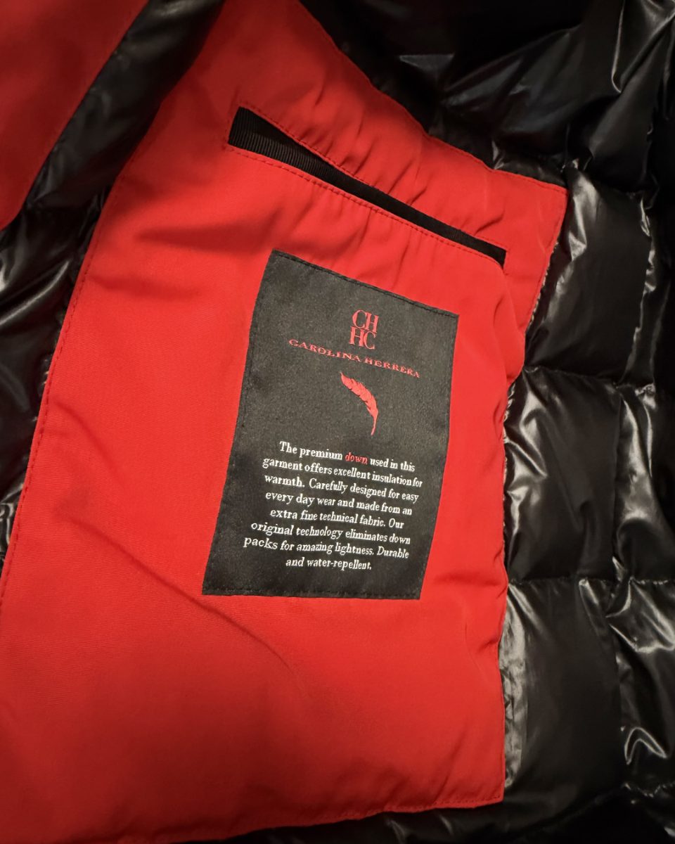 Carolina Herrera Red M Down Jacket (Factory Sample)