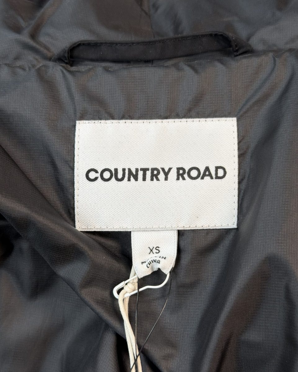 Country Road Black XS Down Jacket (Factory Sample)