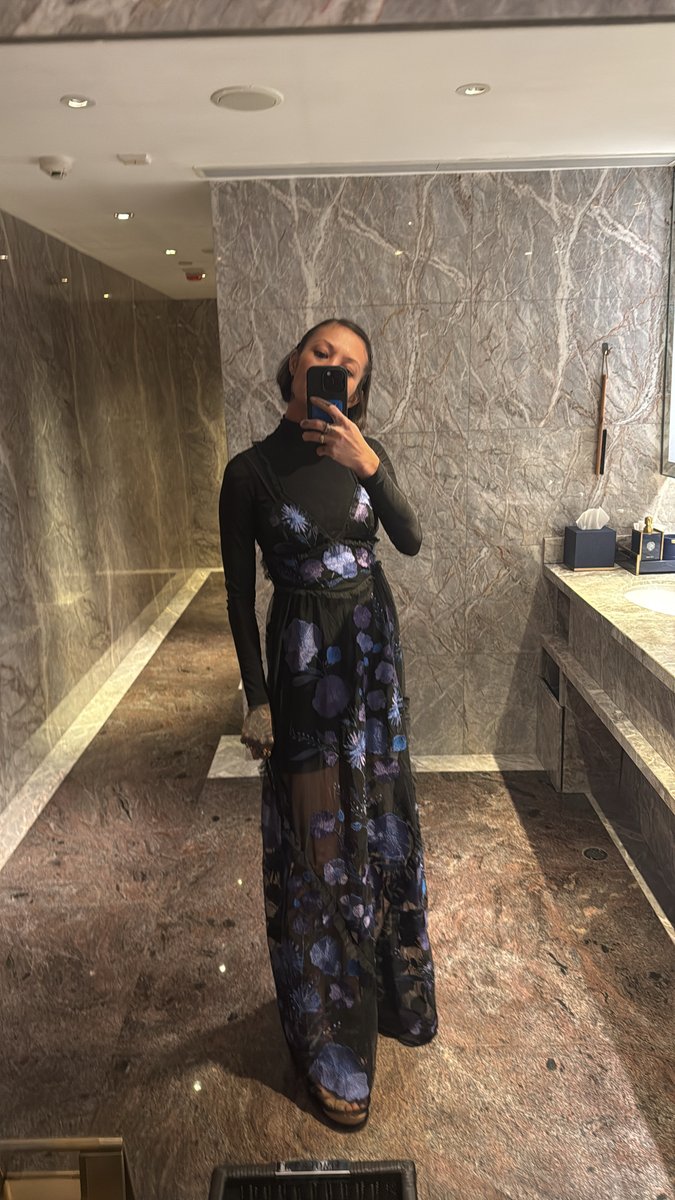 For Love Lemons Kaylee Bold Vibrant Floral Embroidered Sheer Maxi Dress