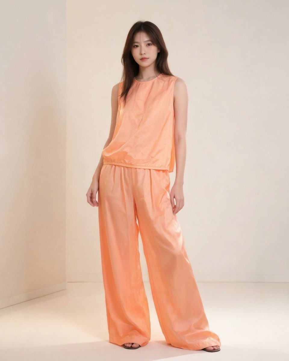 American Vintage Orange Two Piece Set