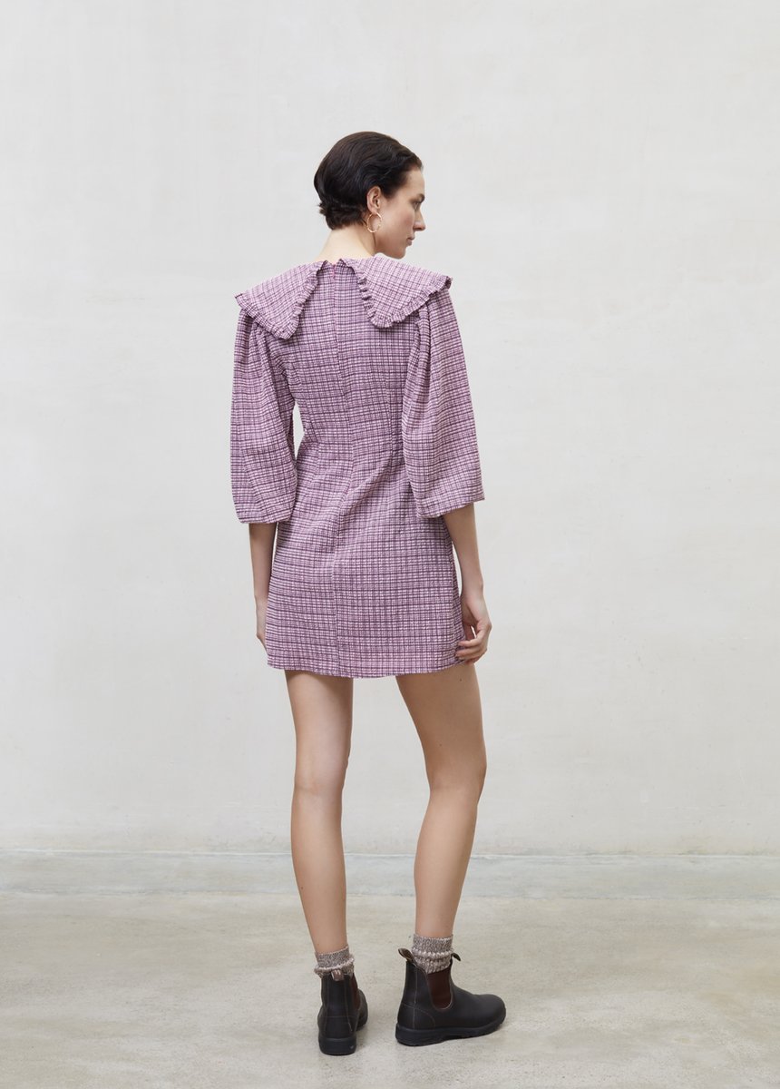 Checked Mini Dress