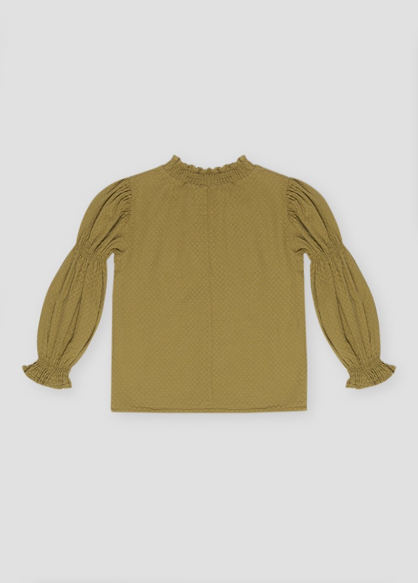 Brigette Mustard Blouse