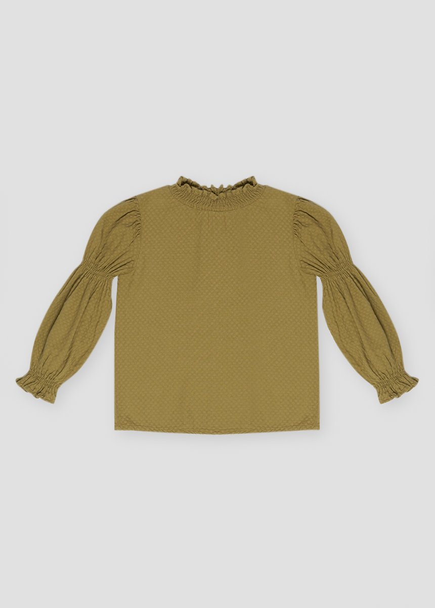 Brigette Mustard Blouse