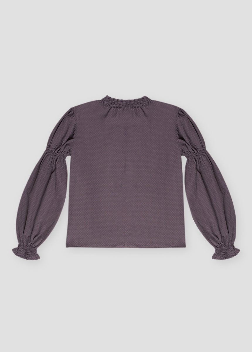 Brigette Plum Blouse