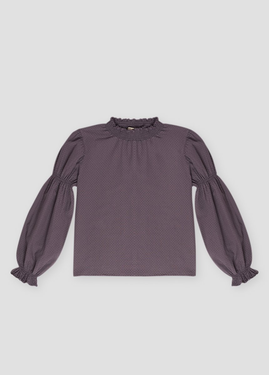 Brigette Plum Blouse