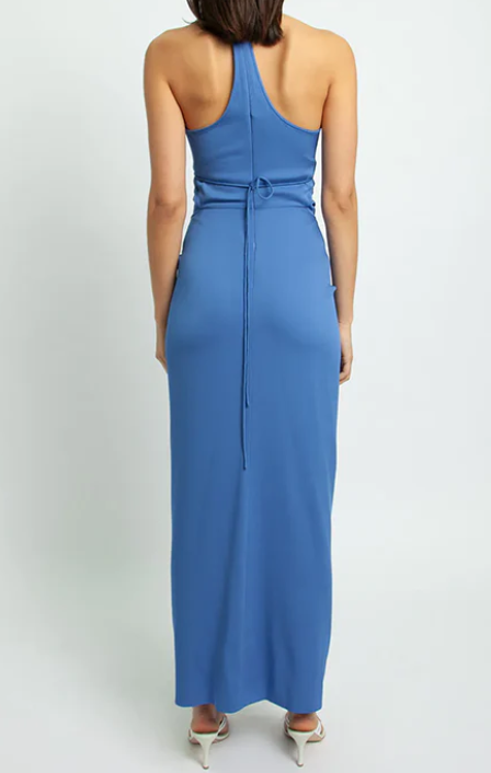 Ruched Halter Dress