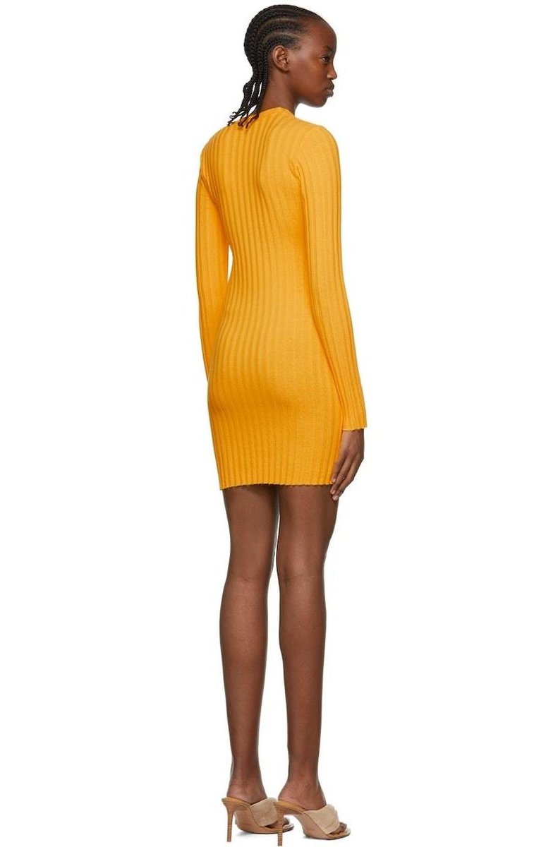 Cotton Citizen Yellow Capri Mini Dress