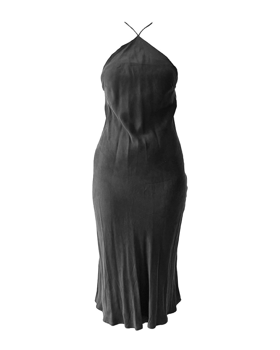 Anaphe Halterneck Black Dress