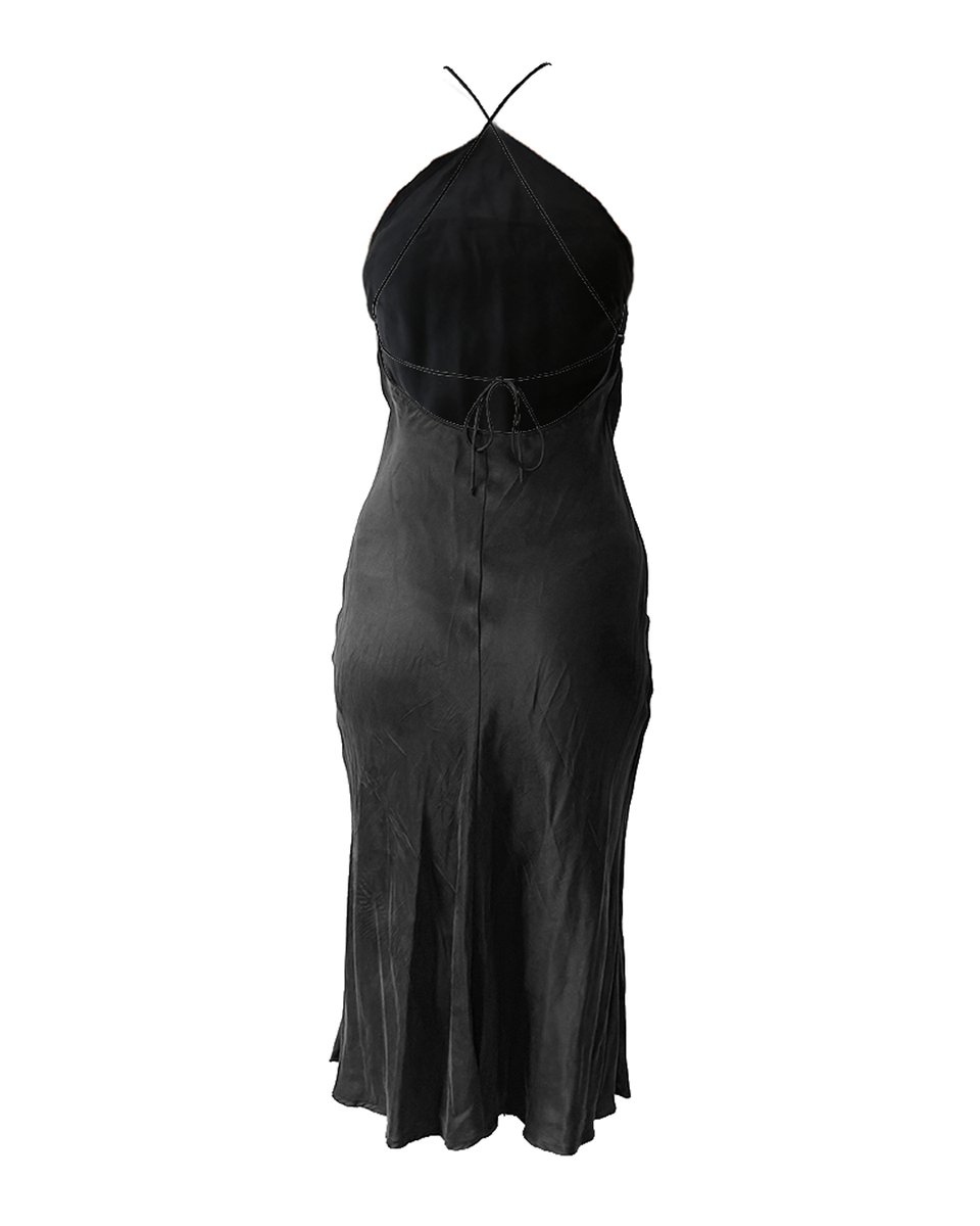 Anaphe Halterneck Black Dress