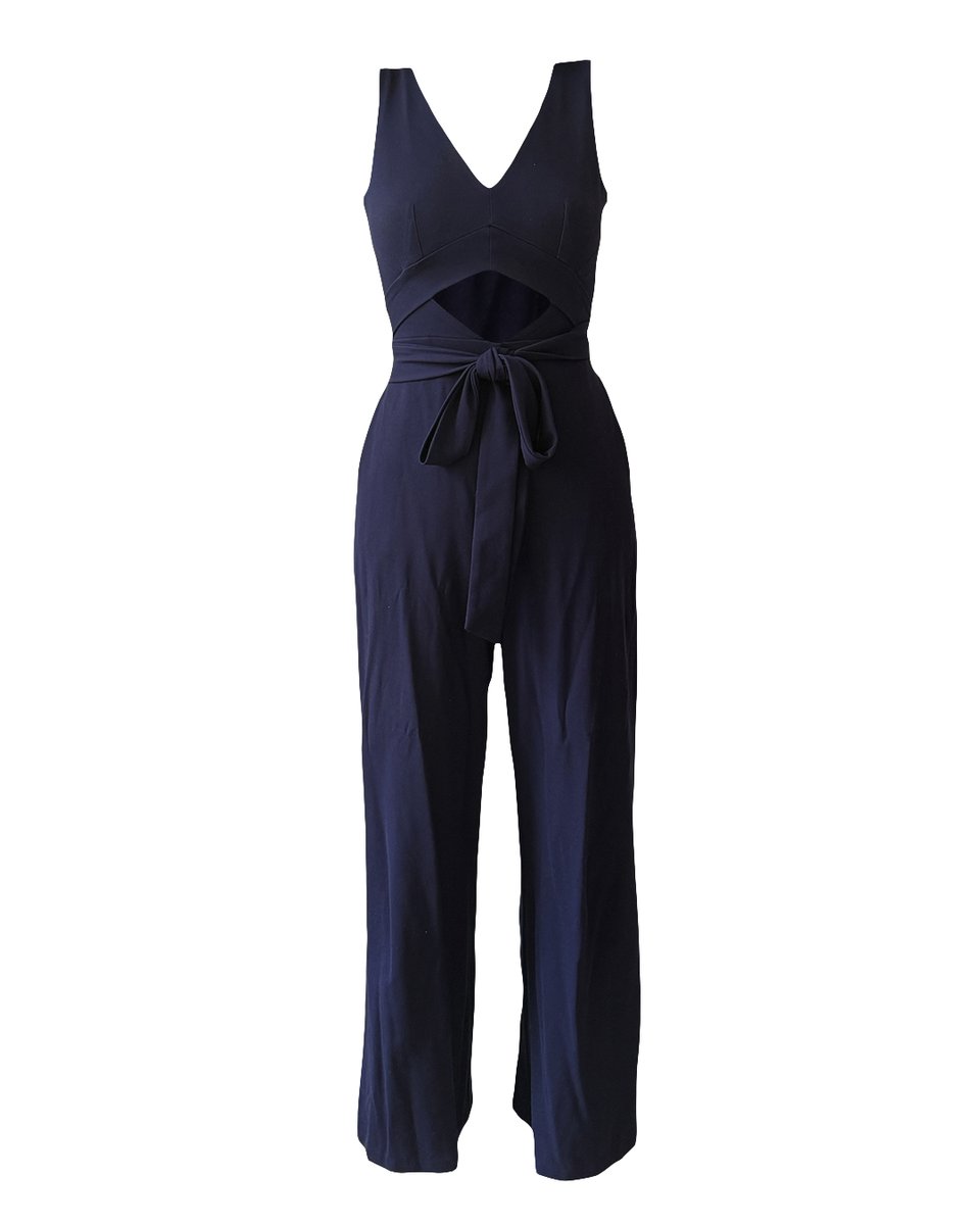 Emma Wallace Navy Jumpsuit