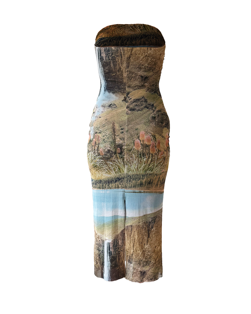 Boutique Strapless Dress