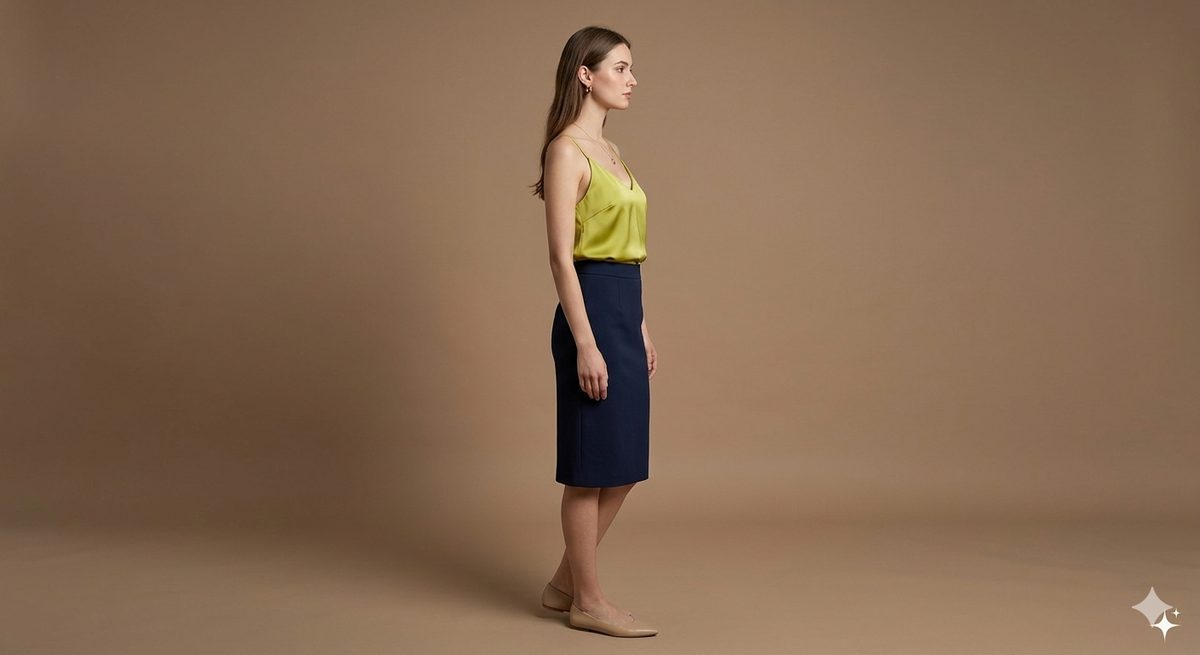Satin Top Green