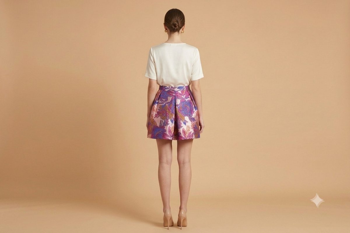 SAN FRANCISCO SKIRT SHORT LENGTH OPTIC PURPLE