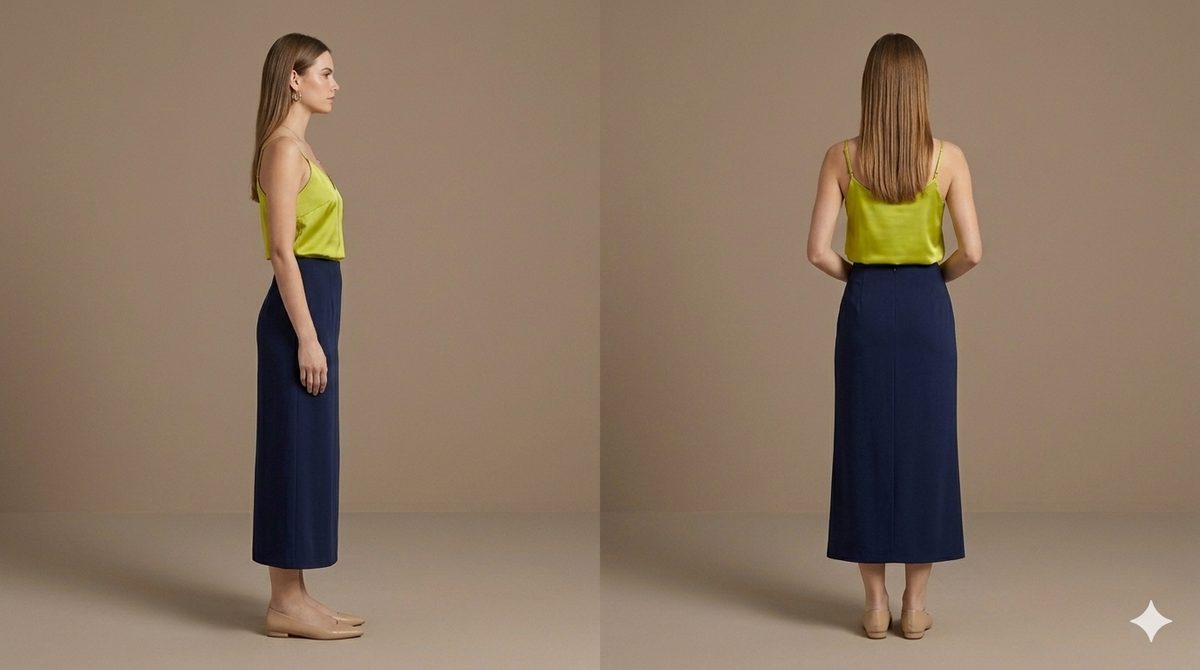 Satin Top Green