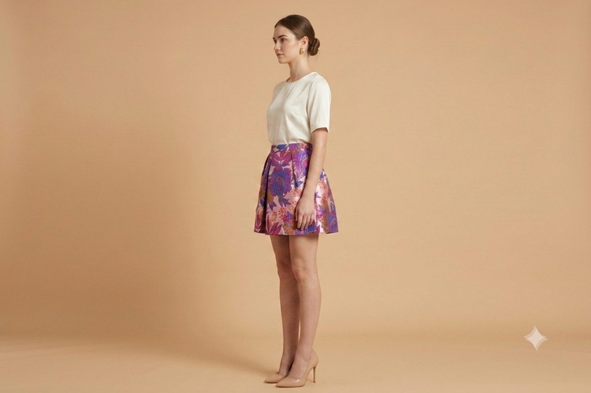SAN FRANCISCO SKIRT SHORT LENGTH OPTIC PURPLE