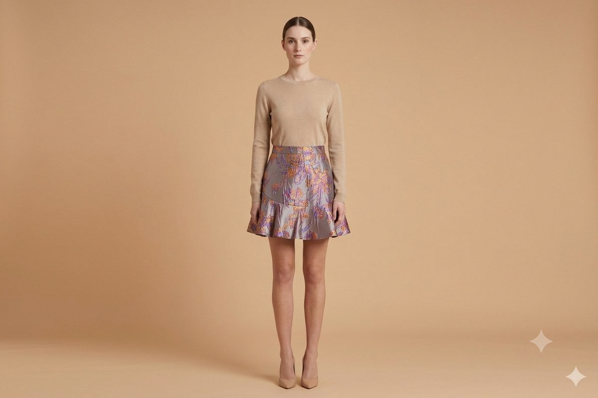 FANTASY SKIRT SHORT LENGTH PURPLE PINK
