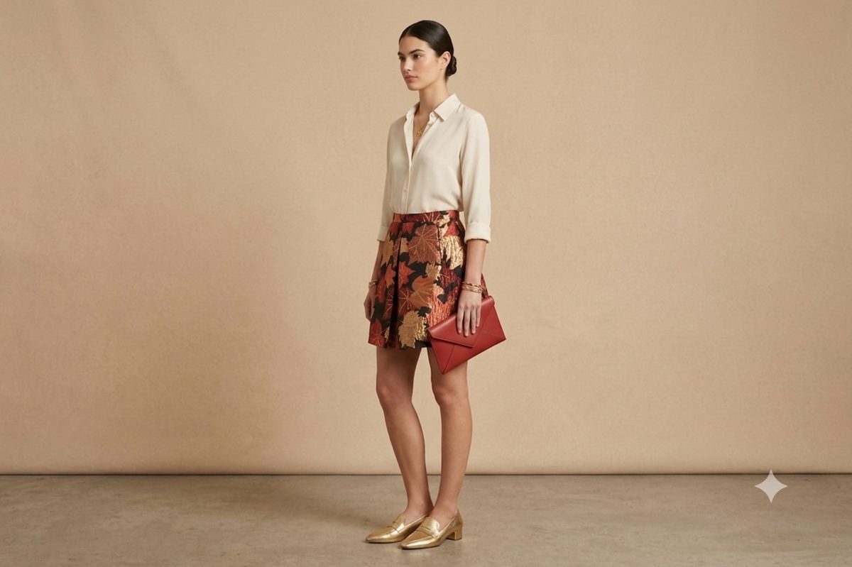 SAN FRANCISCO SKIRT SHORT LENGTH READ LEAF
