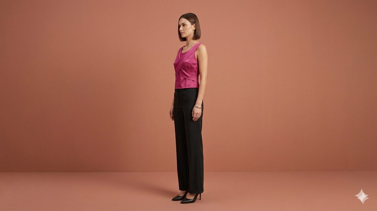 Satin Top Pink