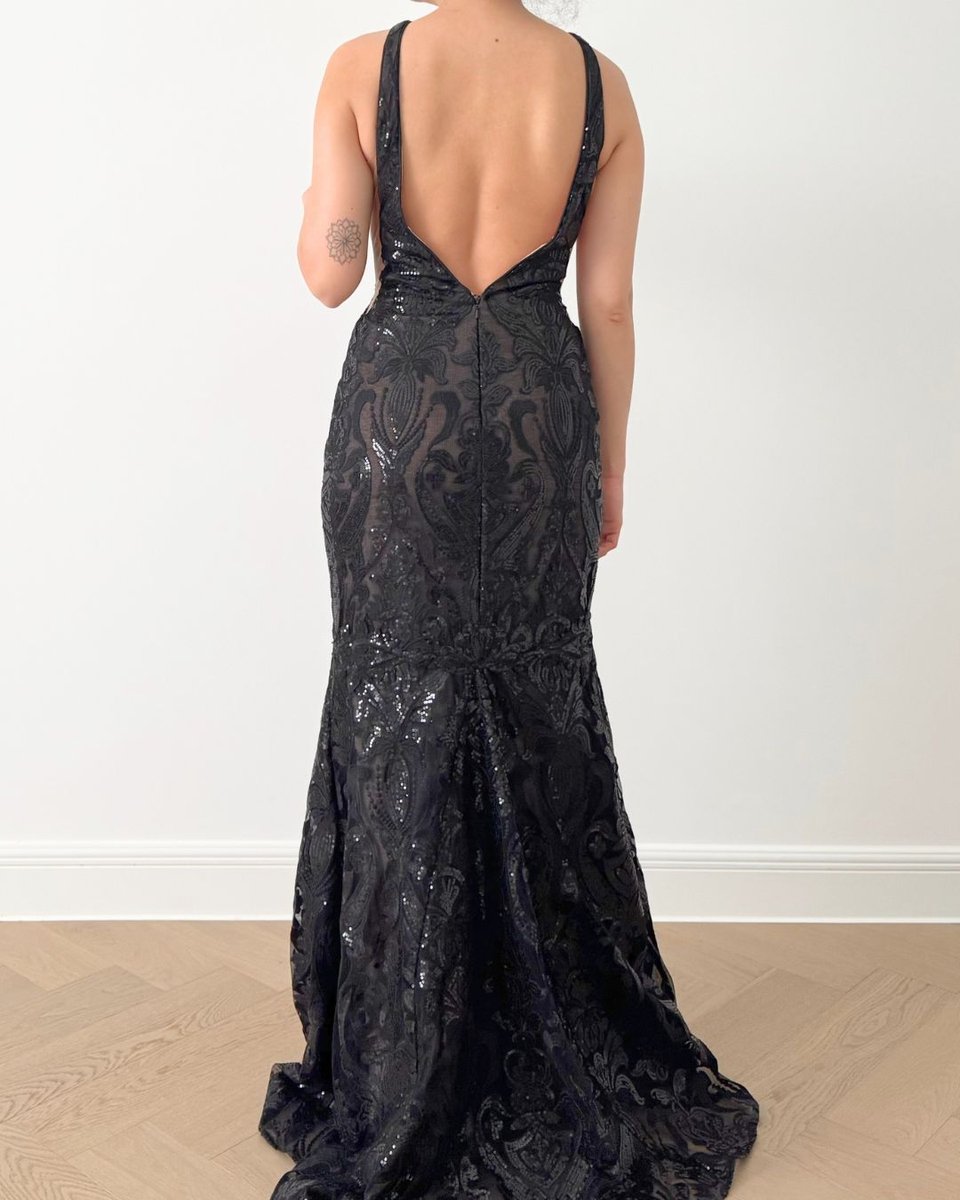 Independent Designer Black Gown