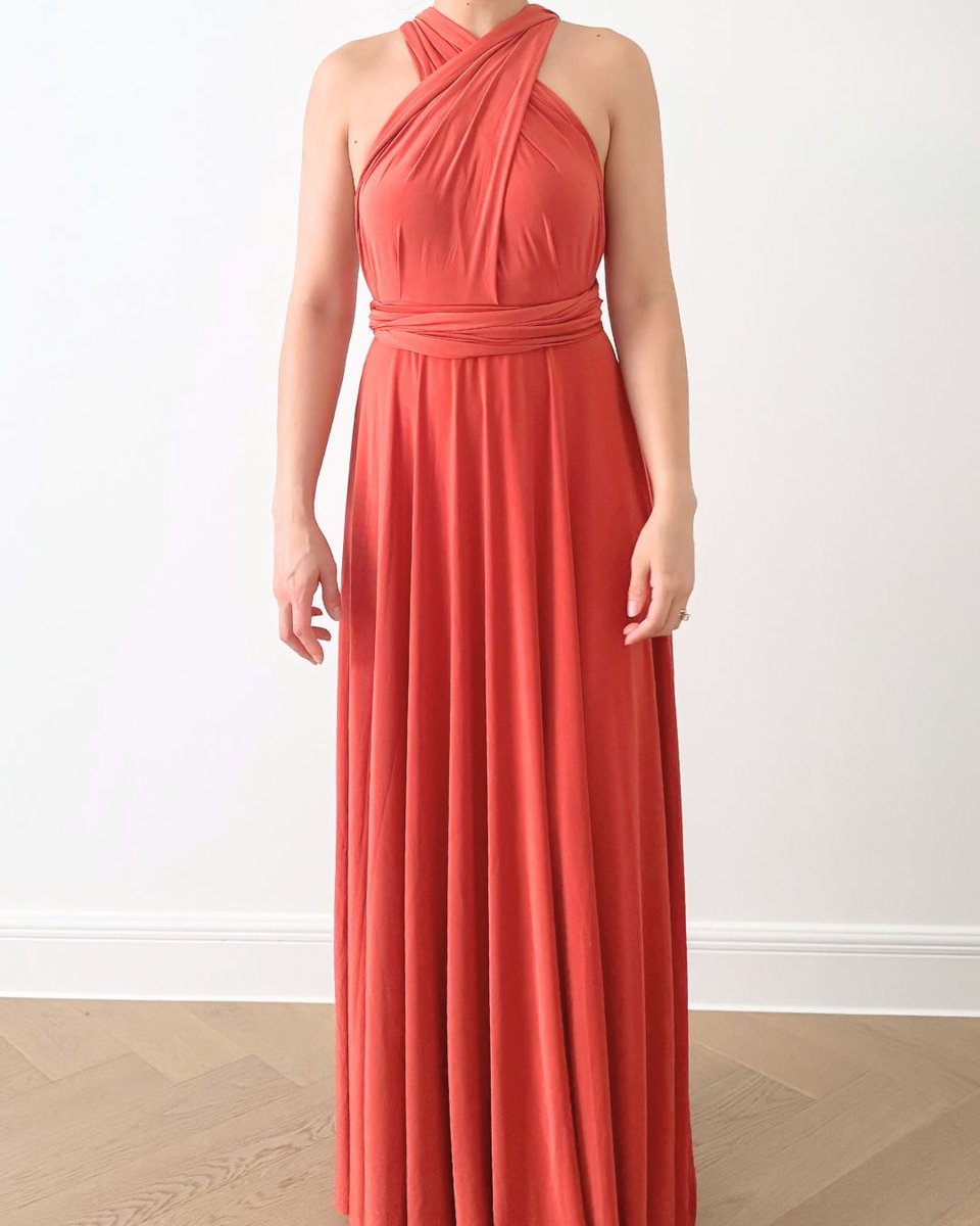 Multi Red Long Dress