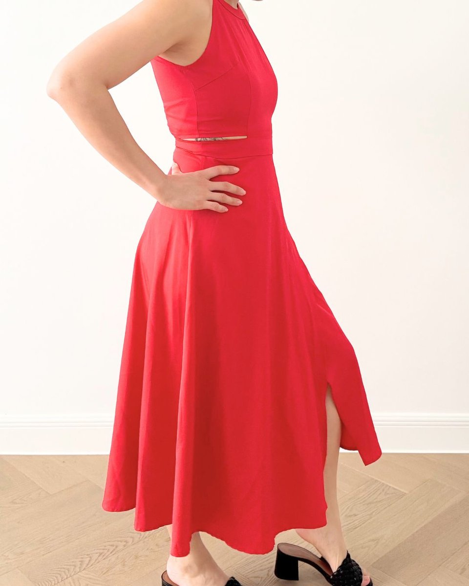 Red Midi Dress