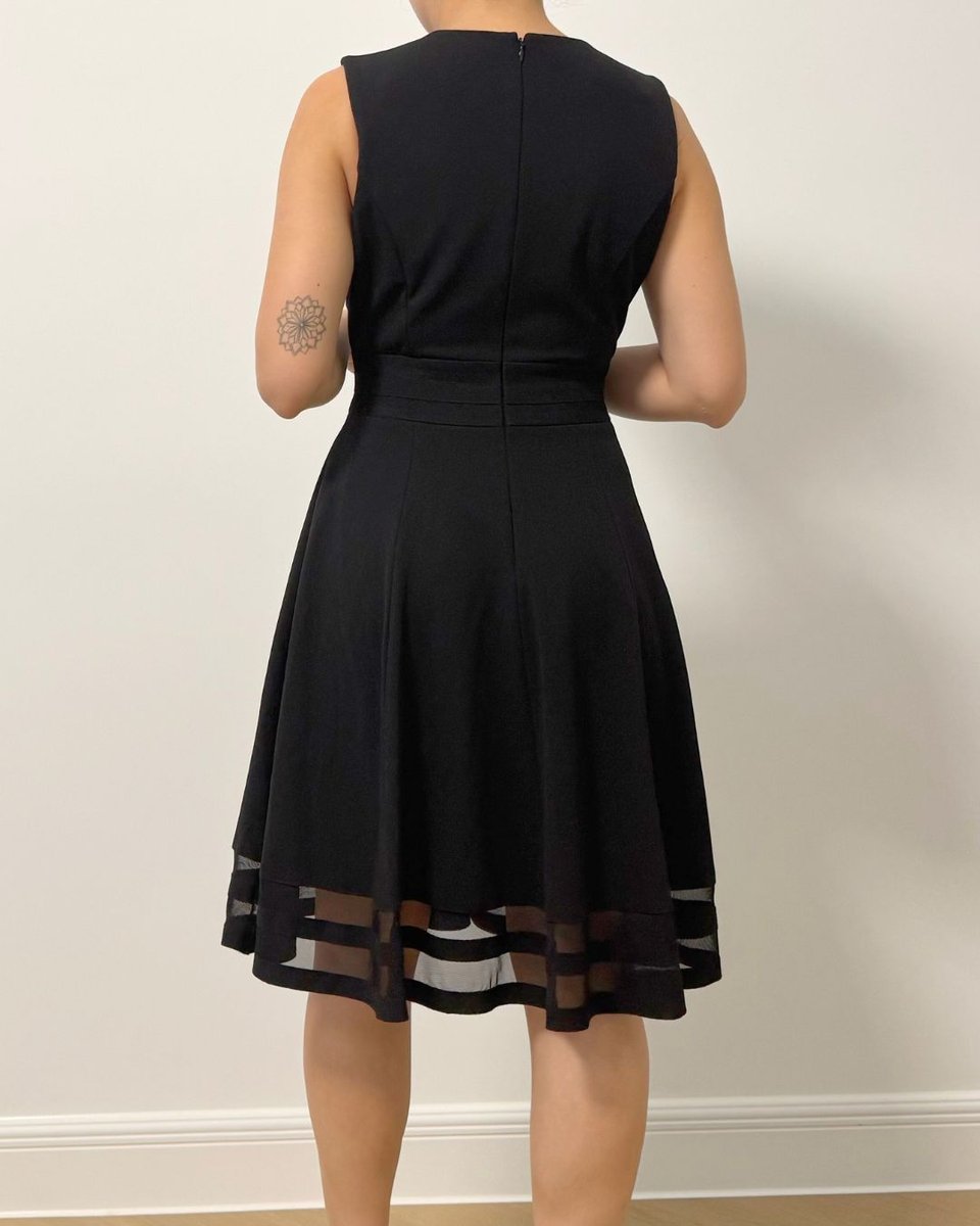 Calvin Klein Black Midi Dress