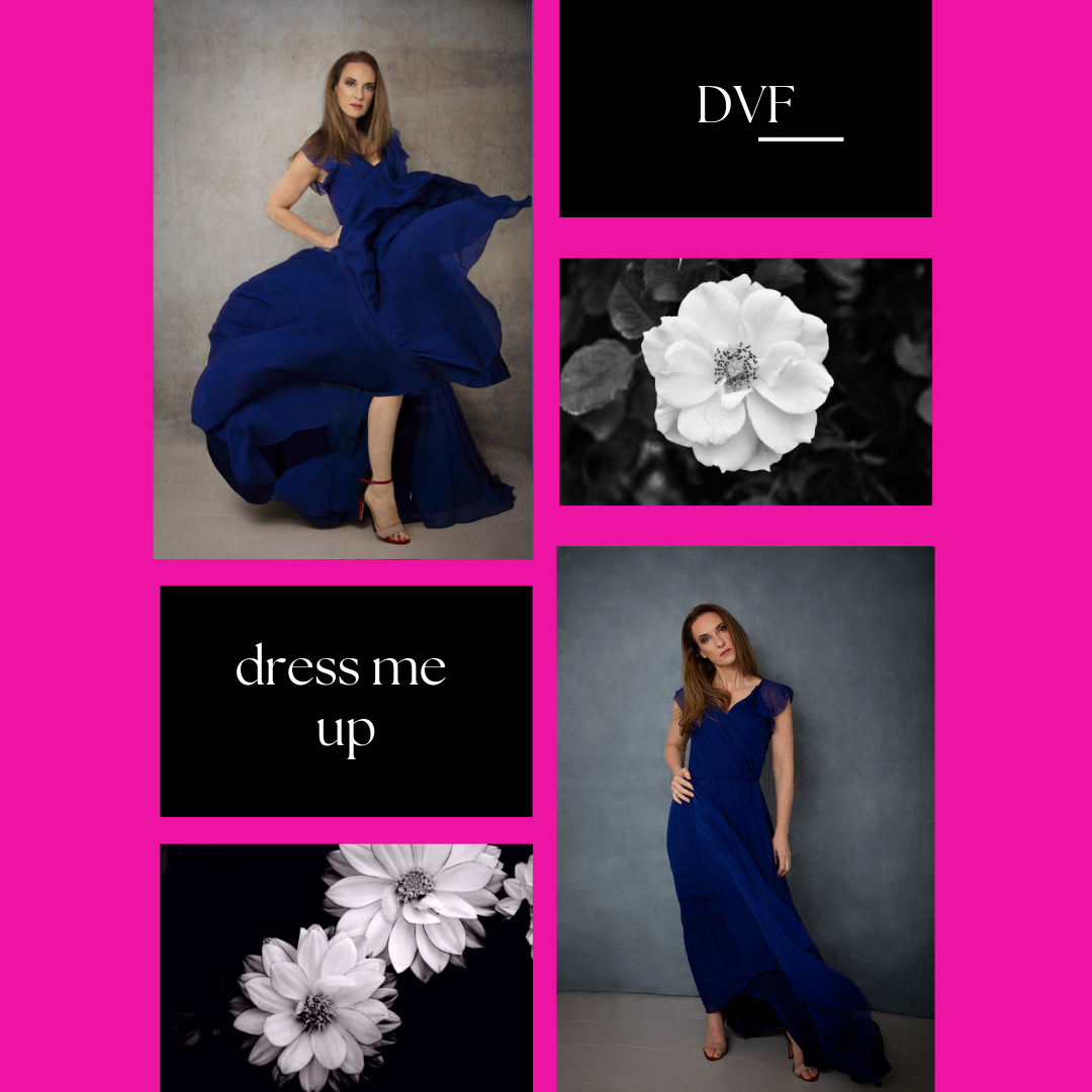 DVF evening gown