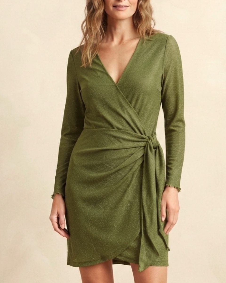 Sommer Green Short Dress