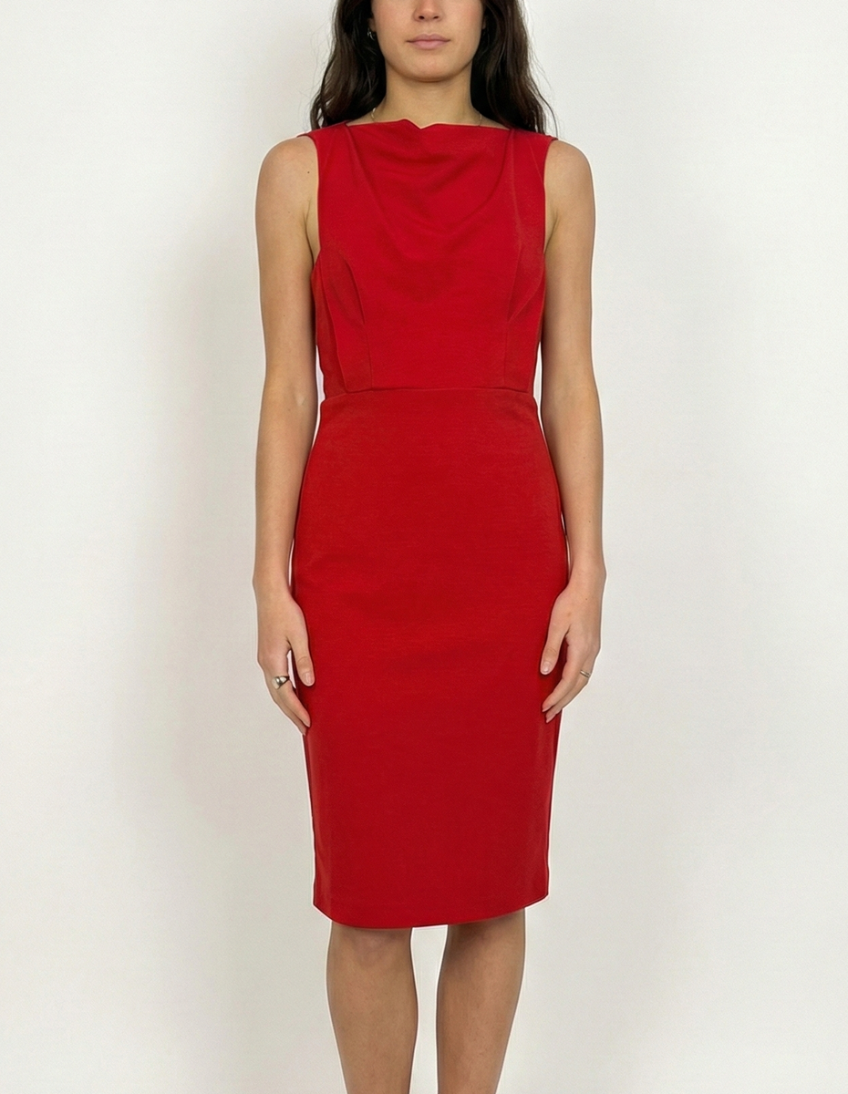 Badgley Mischka Red Dress
