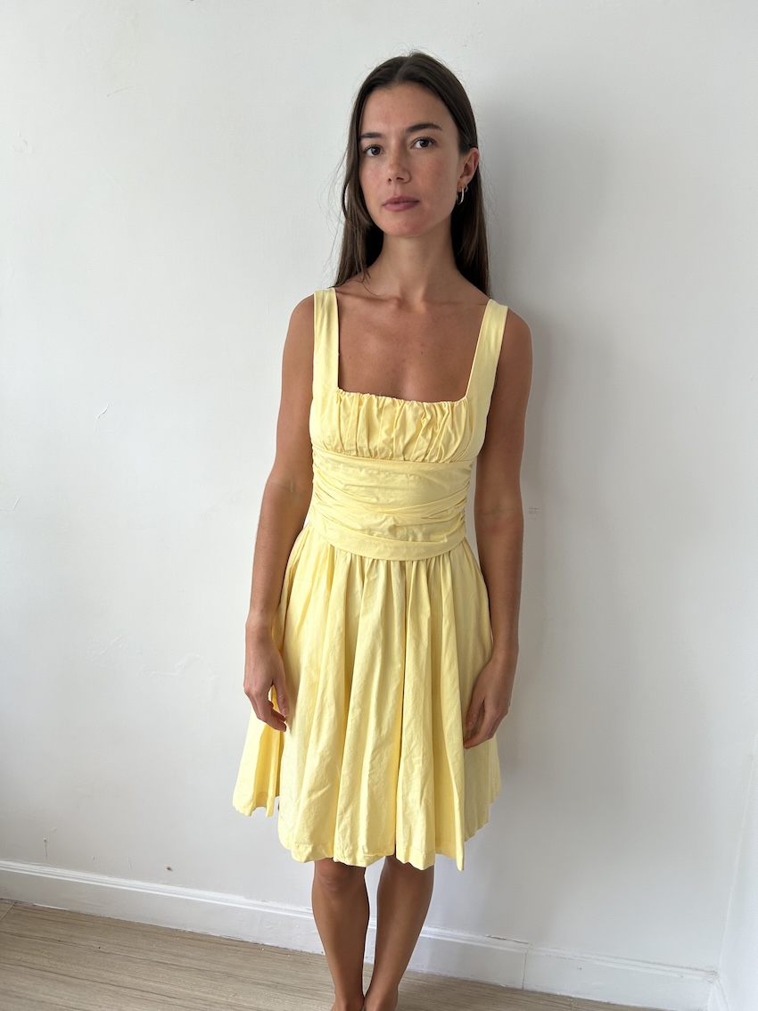 Kate Moss Yellow Dress