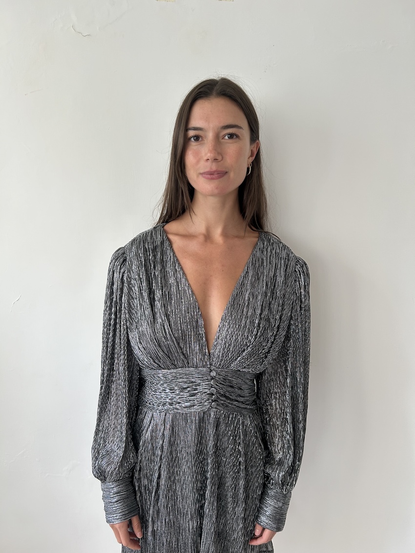 Suncoo Paris Silver Short Dress