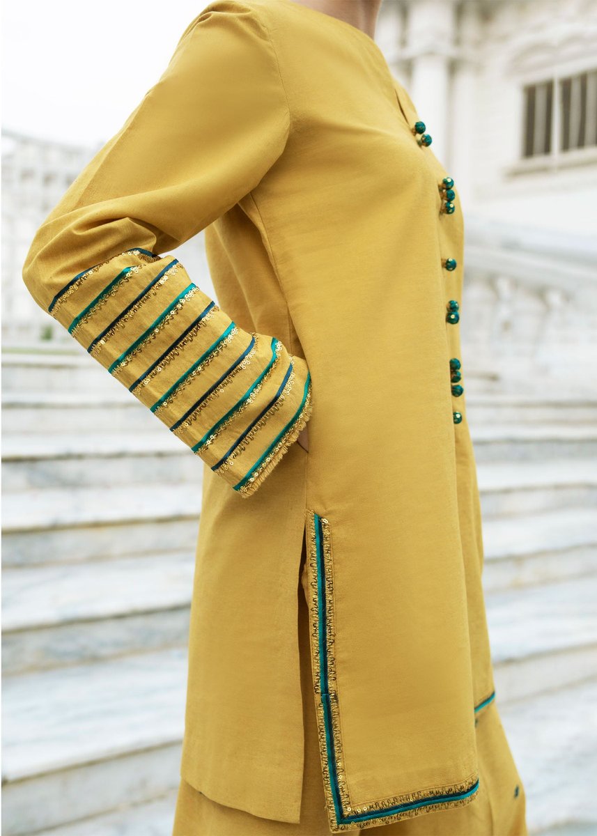 Mustard Yellow Two Piece Outfit