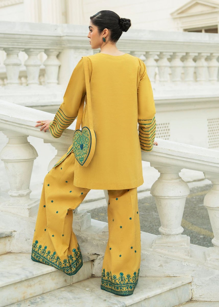 Mustard Yellow Two Piece Outfit