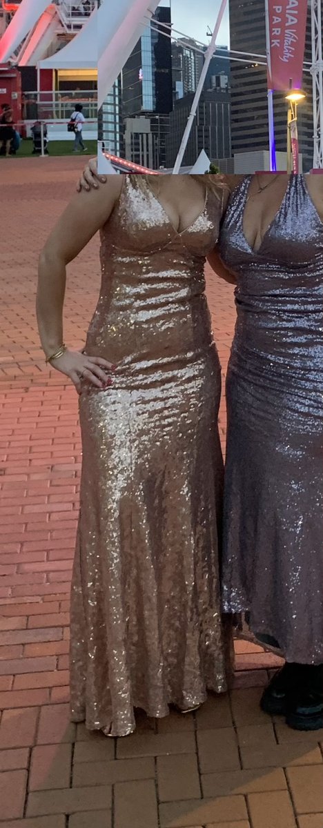Champagne Sequin Party Dress