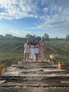 White Reformation linen two piece