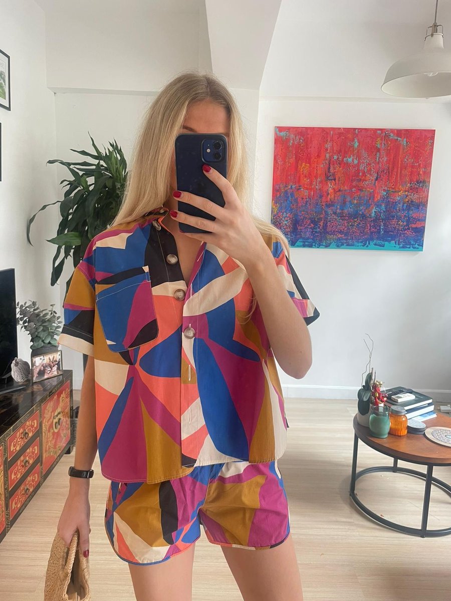 Sezane Multicoloured Shorts Co-Ord