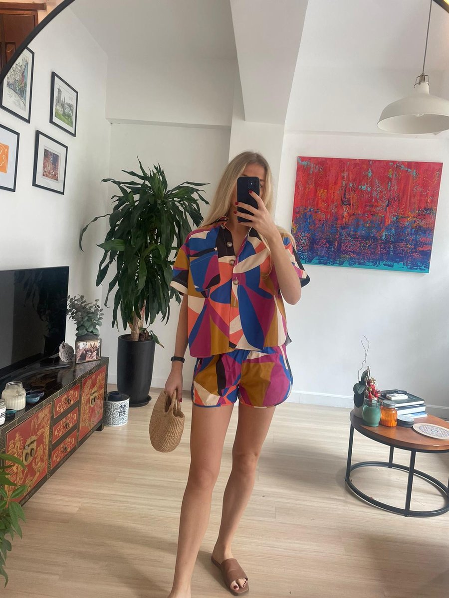 Sezane Multicoloured Shorts Co-Ord