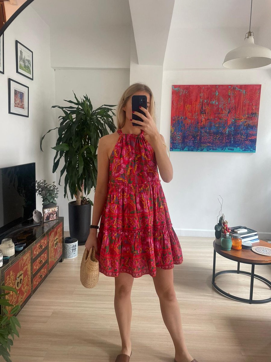 Sezane x Farm Rio Gabriela Short Dress