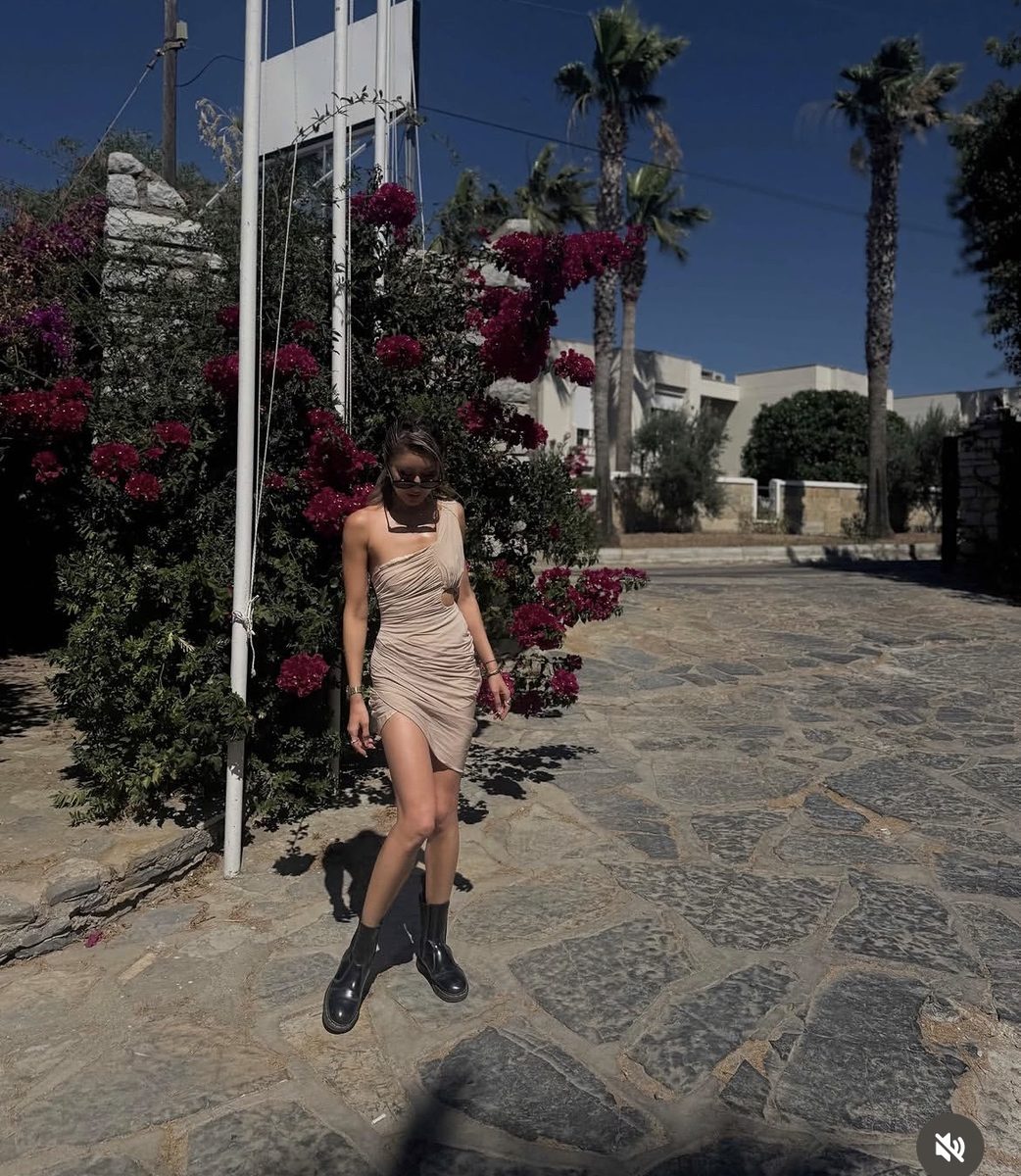 Palmatic Studio Dress with Cape