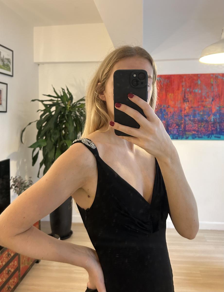 Emilio Pucci Long Black Evening Dress