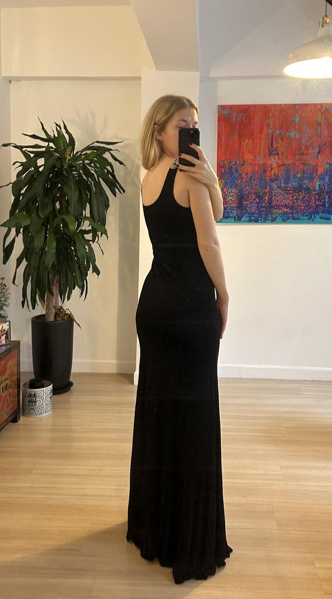 Emilio Pucci Long Black Evening Dress