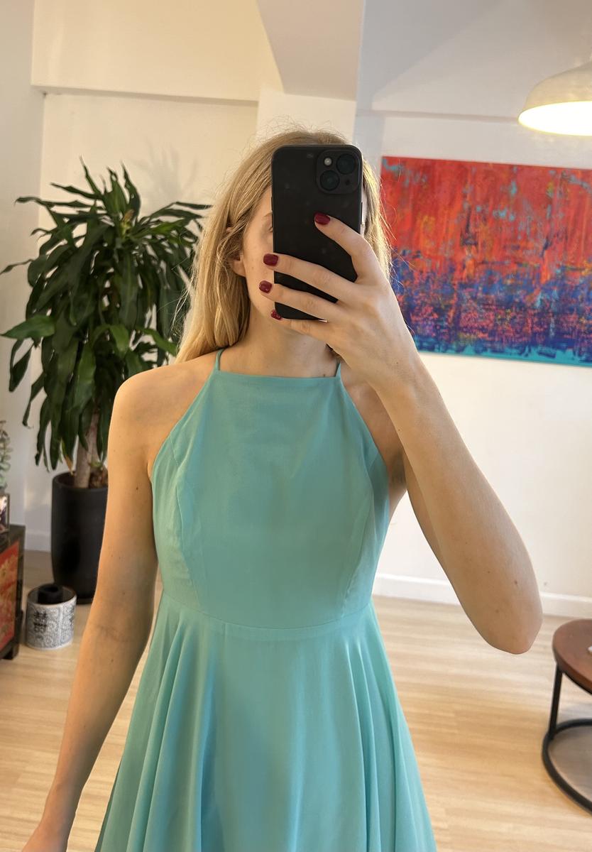 Silence + Noise Turquoise Short Dress