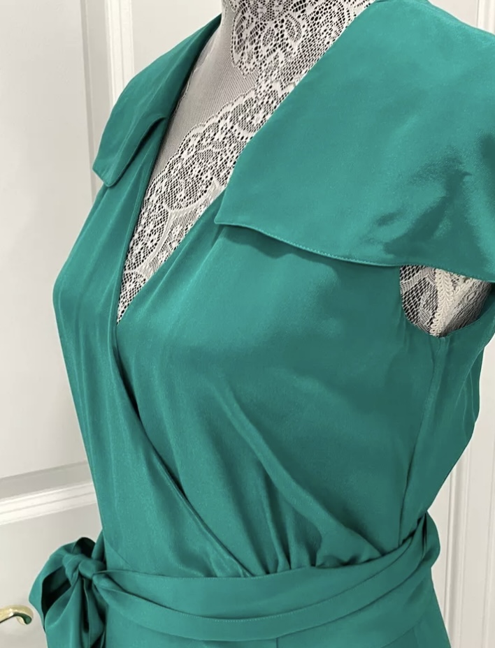 Burberry Wrap Dress with Cape