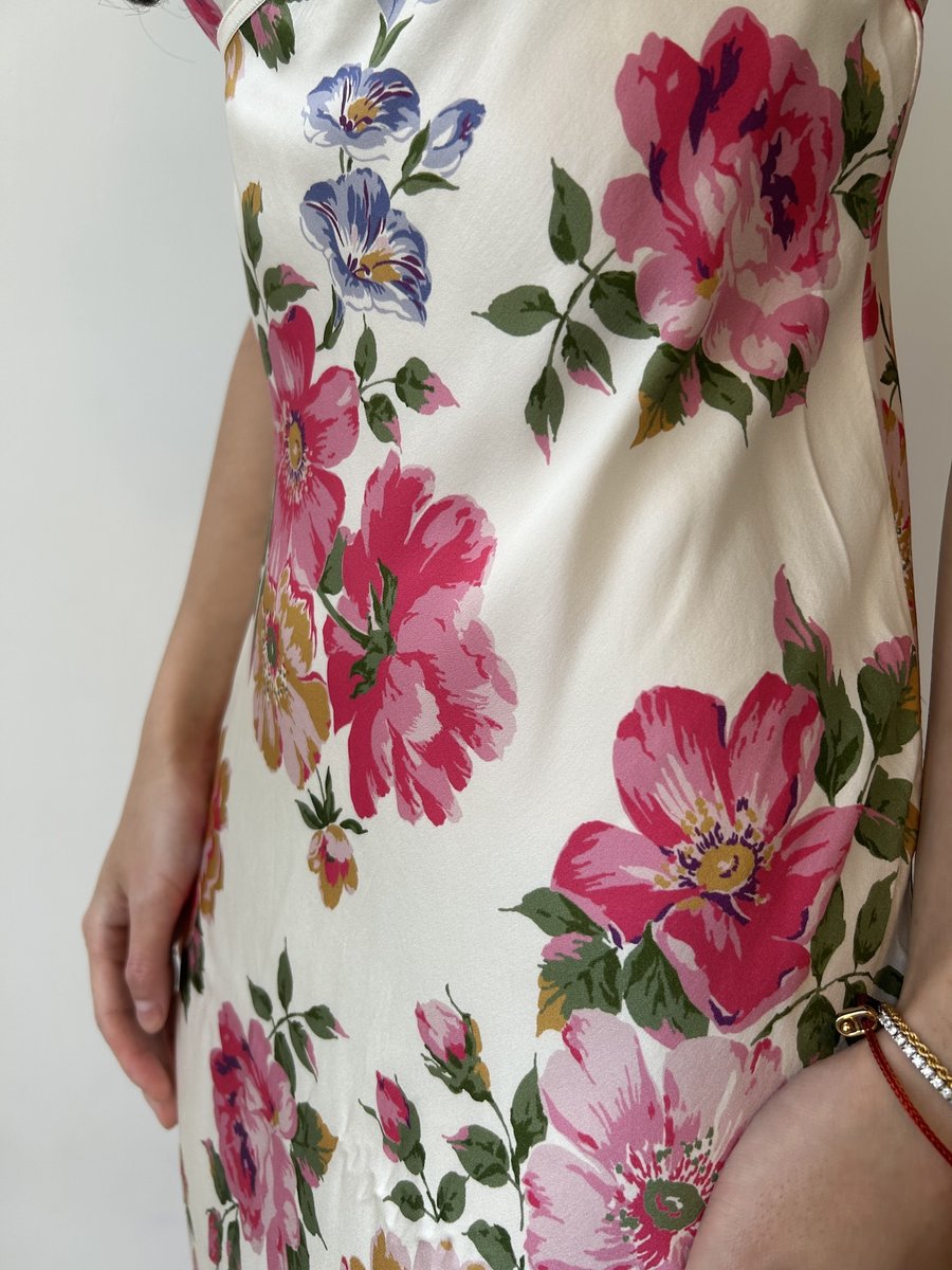 Reformation Pink Floral Dress