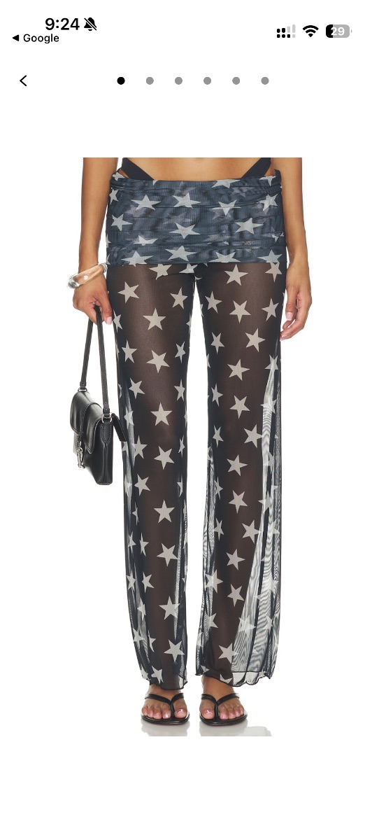 X REVOLVE Melody Top and Pants in Star Mesh