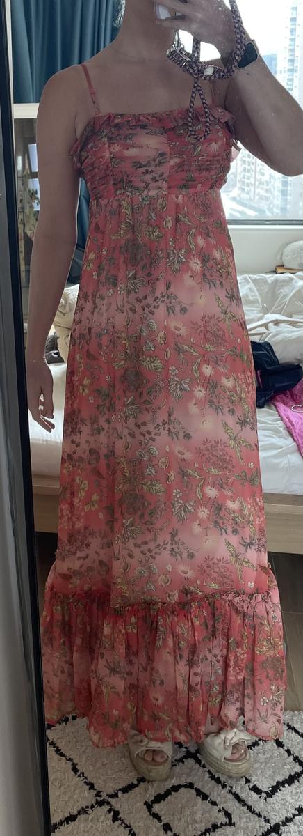 byTiMo bright field chiffon strap dress