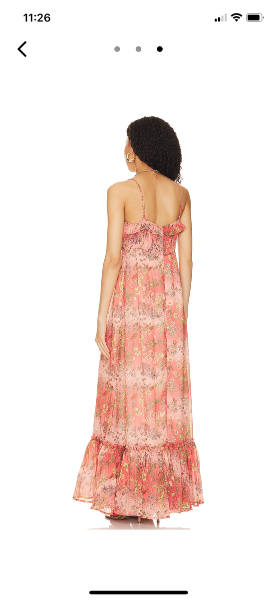 byTiMo bright field chiffon strap dress