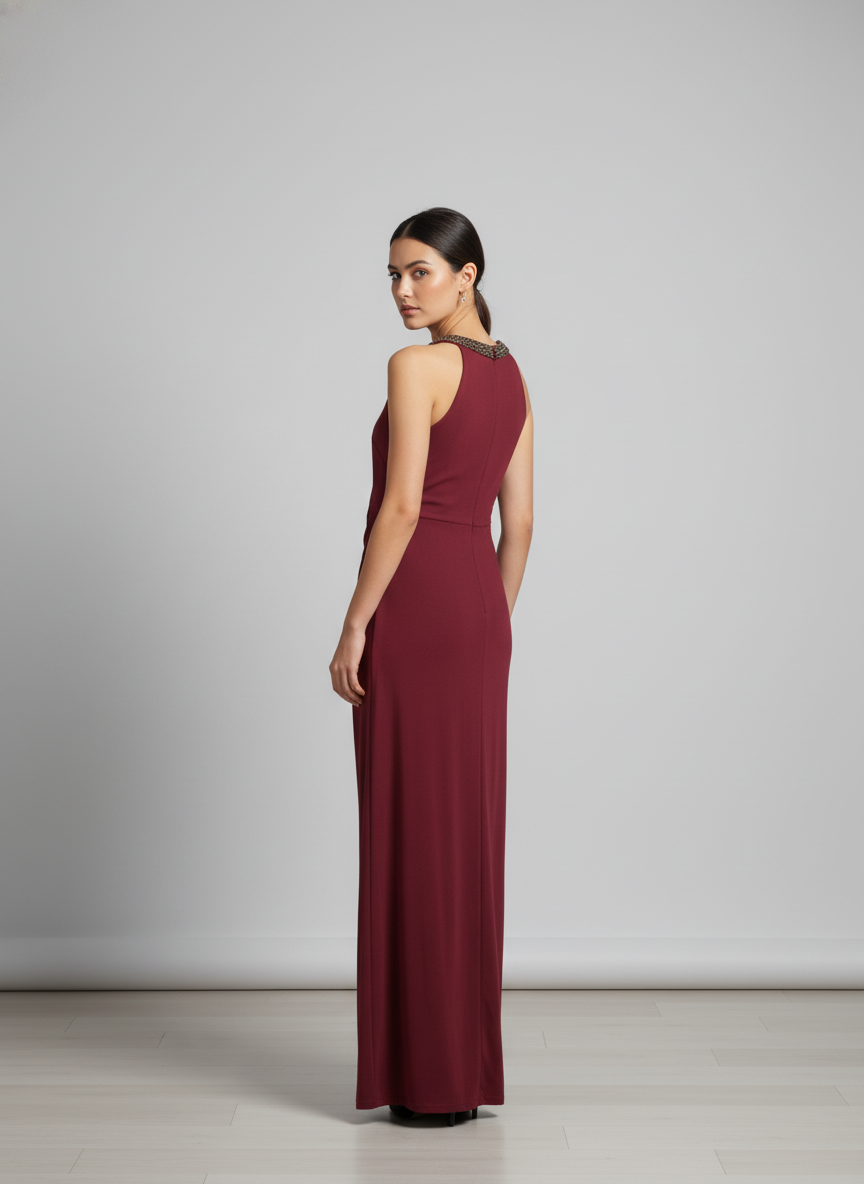 Ralph Lauren Long Red Dress