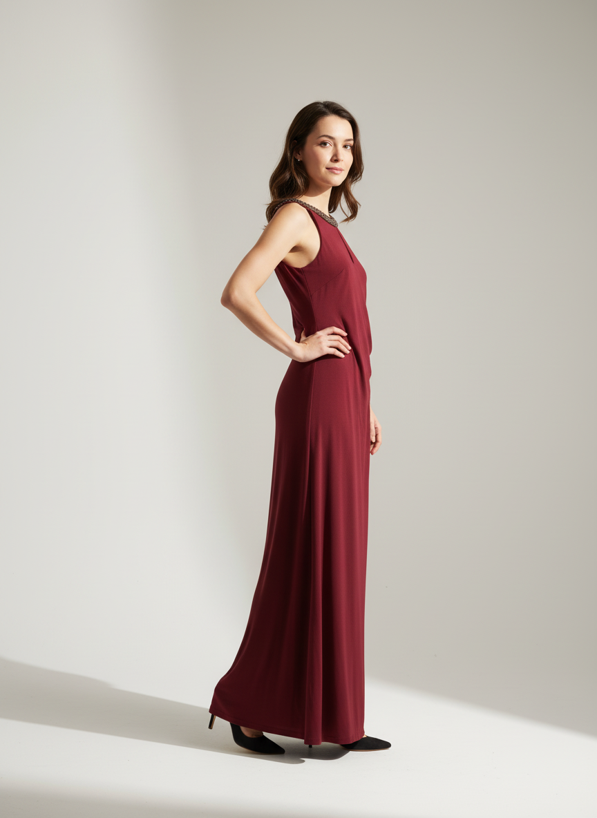 Ralph Lauren Long Red Dress