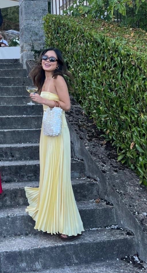 Abercrombie & Fitch Yellow Maxi Dress